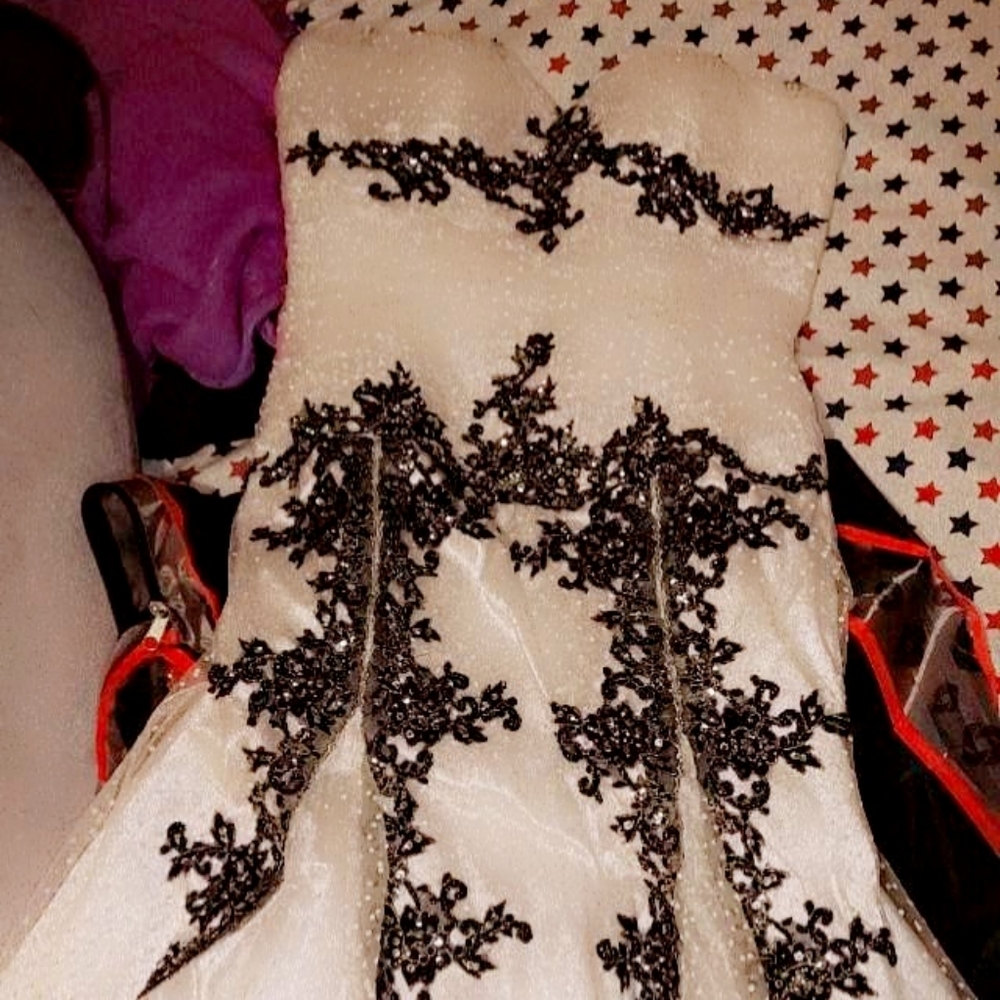 B&W Mermaid Dress